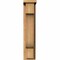Ekena Millwork Newport Smooth Corbel w/Backplate, Western Red Cedar, 5 1/2"W x 10"D x 26"H COR06X10X26NEW01SWR - alternate 2